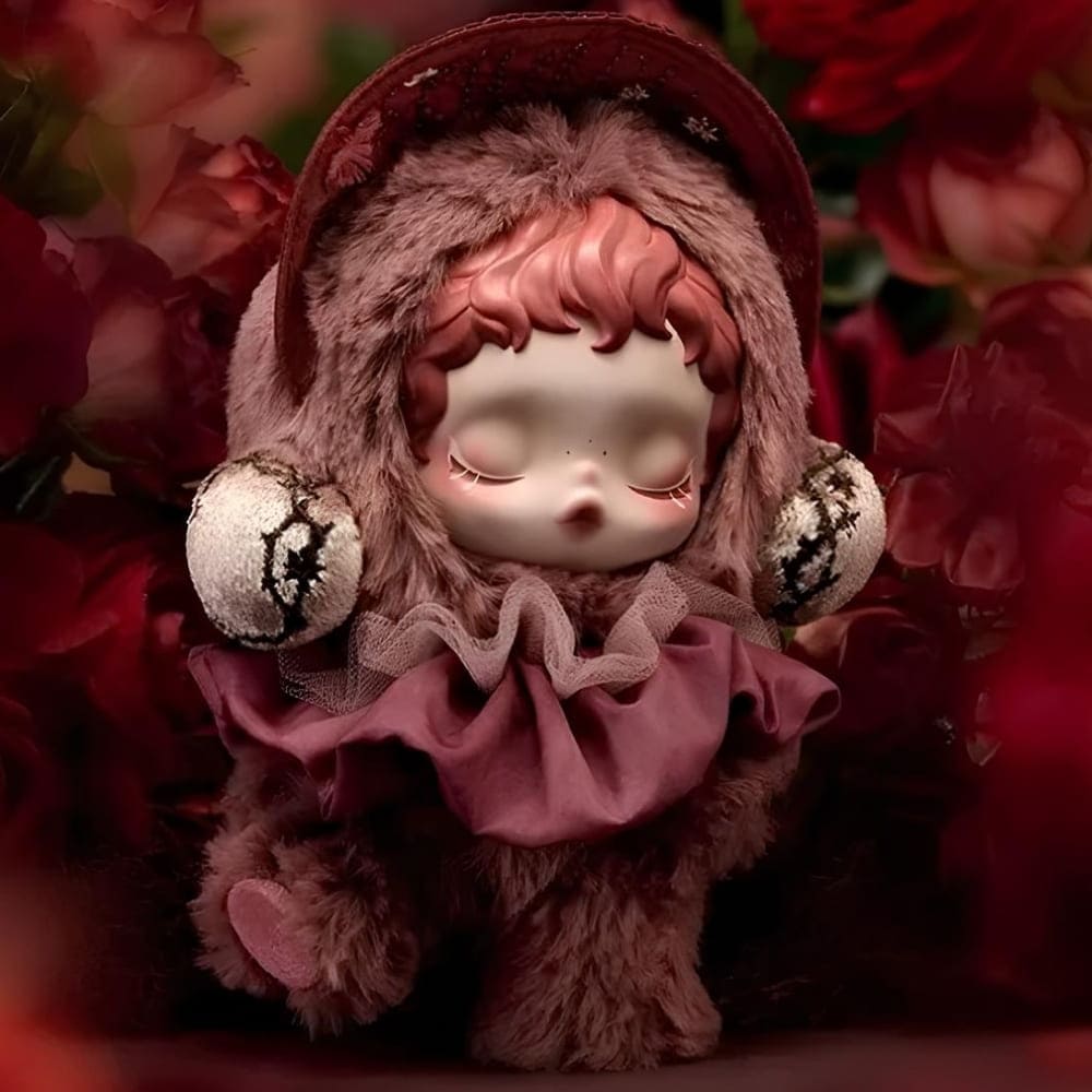 Blind box gosedjur Skullpanda blomtema