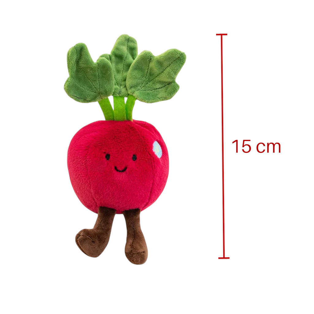 Gosedjur grönsak kawaii sprudlande rödbeta