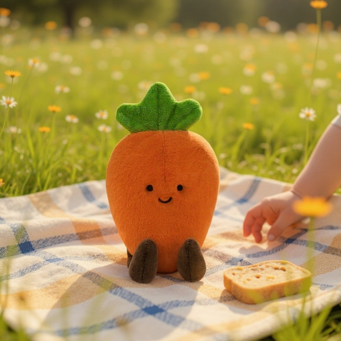 Gosedjur grönsak kawaii glad morot