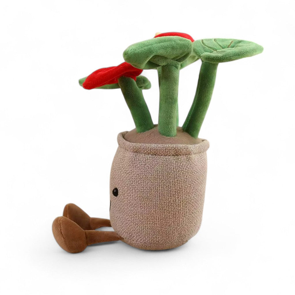 Gosedjur växt kawaii leende månblomma