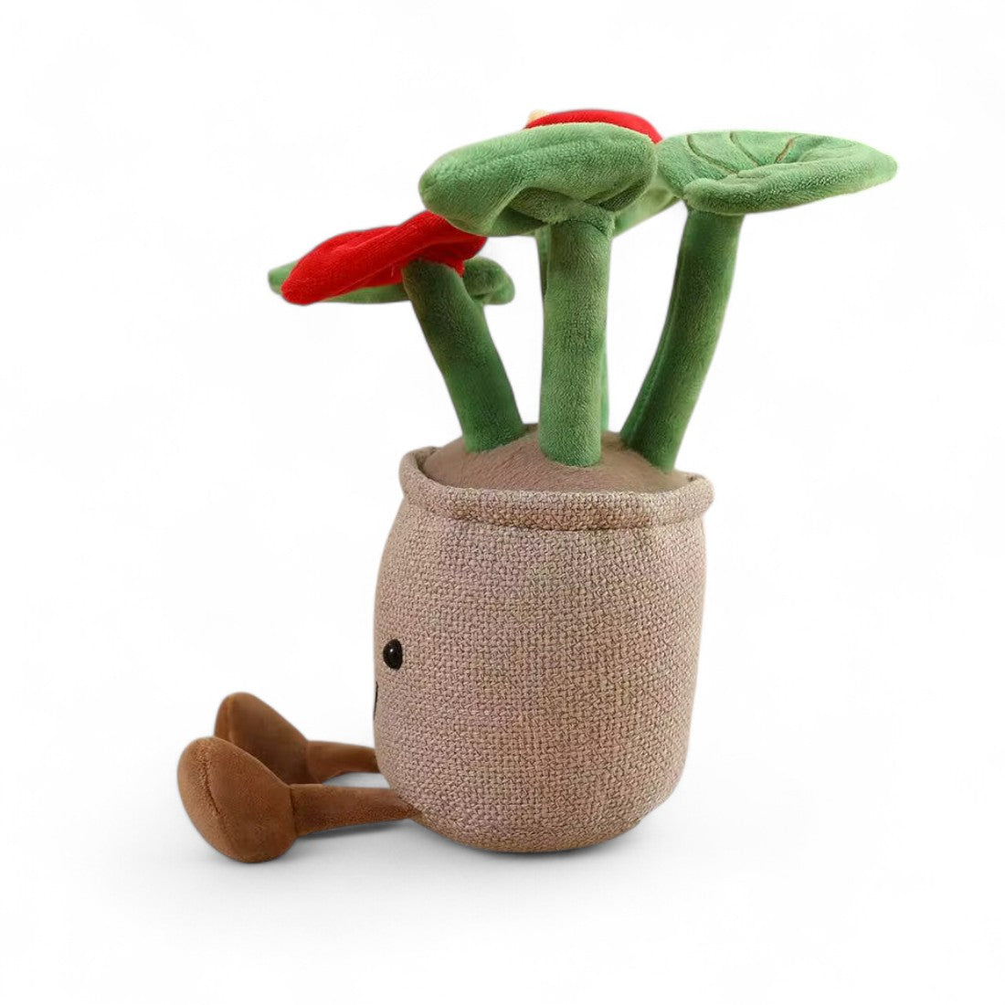 Gosedjur växt kawaii leende månblomma