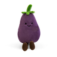 Gosedjur grönsak kawaii busig aubergine