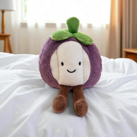 Gosedjur frukt kawaii charmig mangostan