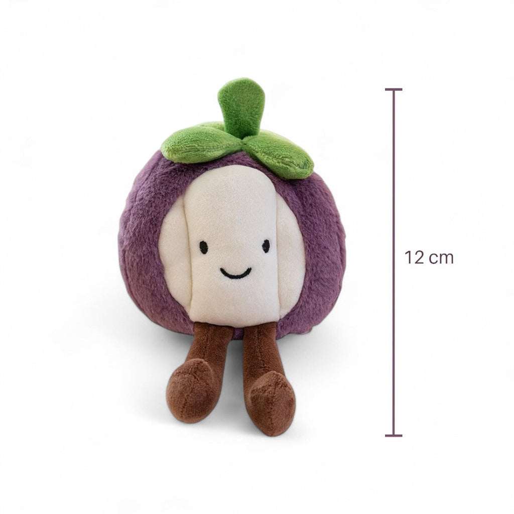 Gosedjur frukt kawaii charmig mangostan