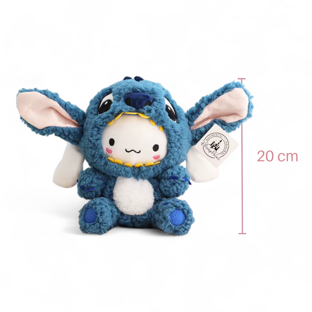 Gosedjur Cinnamoroll utklädd till Stitch