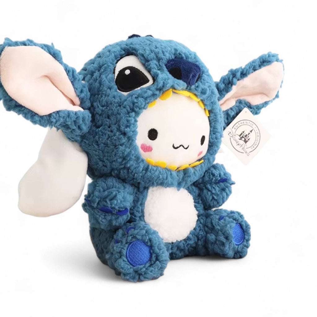 Gosedjur Cinnamoroll utklädd till Stitch