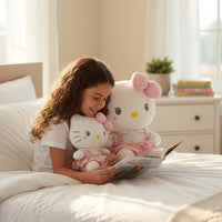 Gosedjur Hello Kitty gosig och stilig i rosa pastell