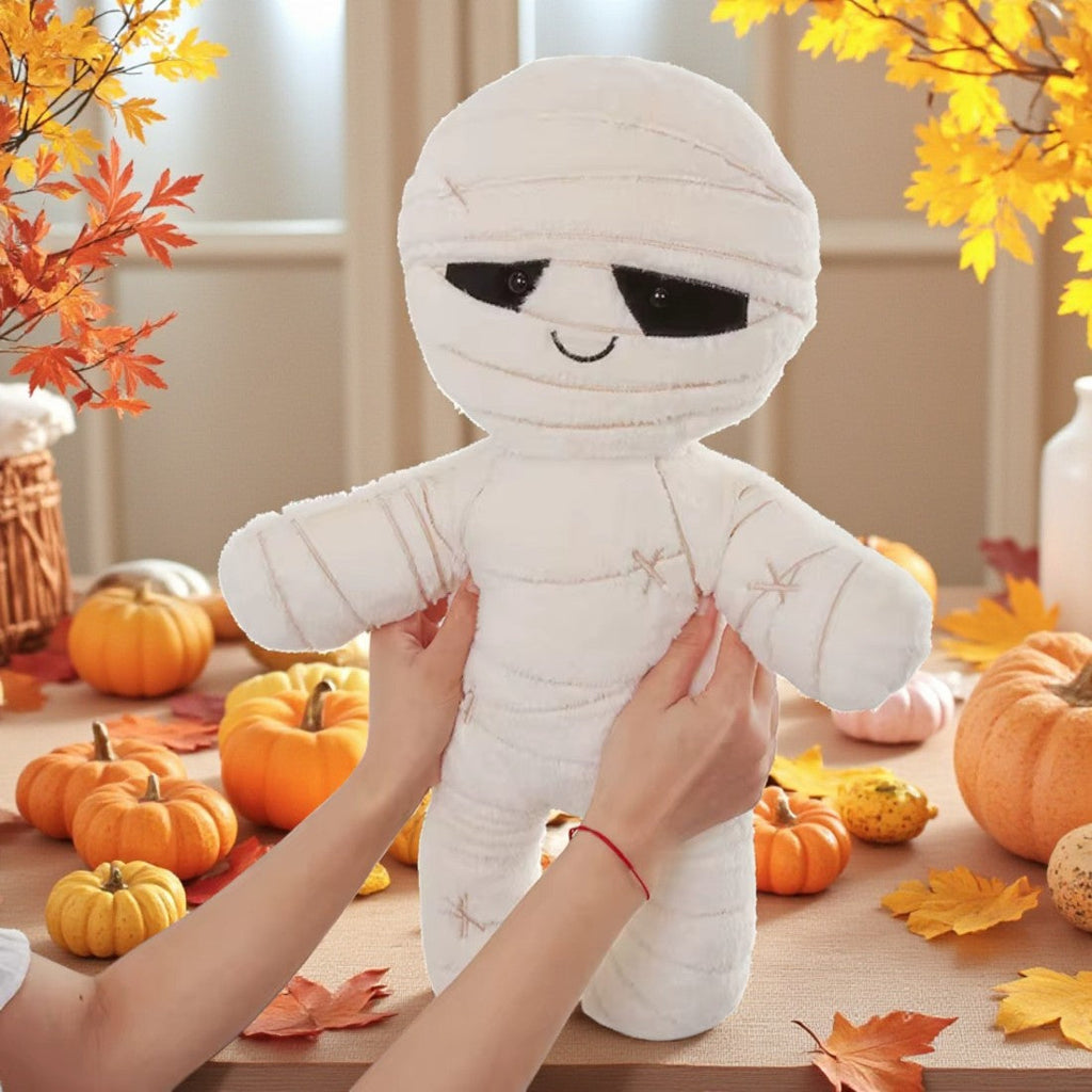 Gosedjur Halloween söt mumie