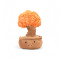 Gosedjur växt kawaii bonsai med leende