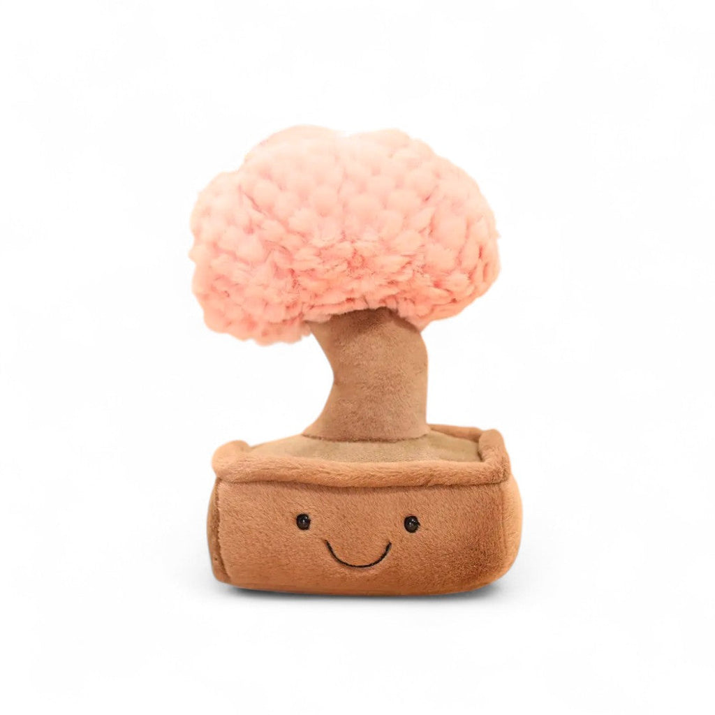 Gosedjur växt kawaii bonsai med leende