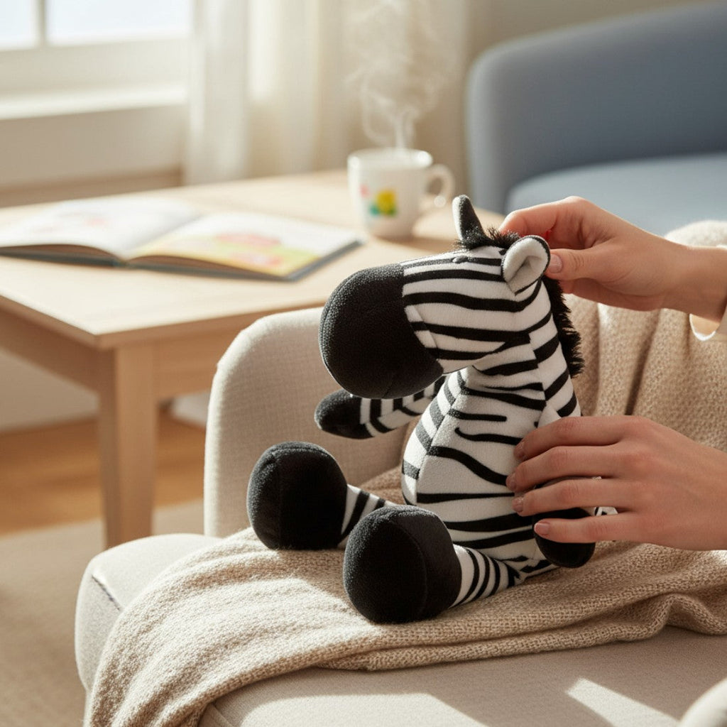 Gosedjur rolig zebra