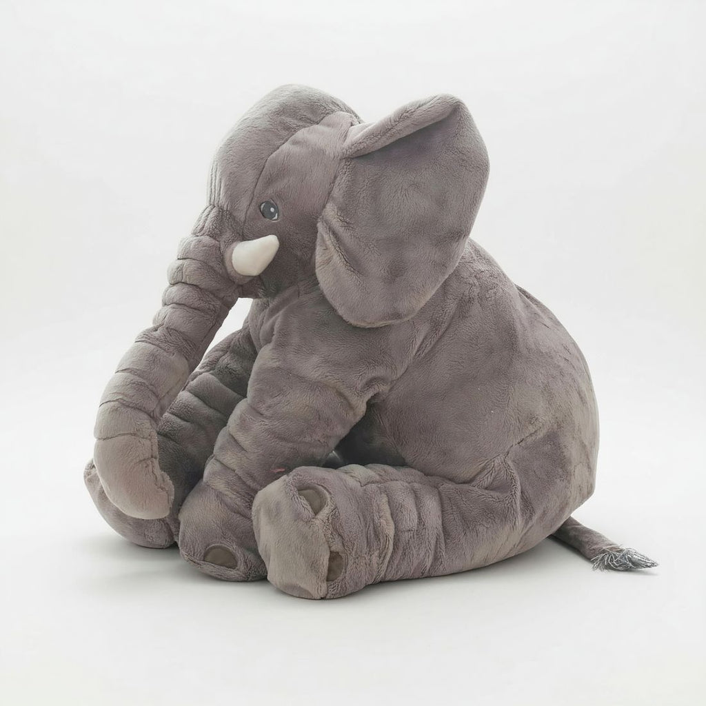 Gosedjur grå elefant fluffig 40 cm