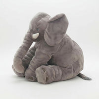 Gosedjur grå elefant fluffig 40 cm
