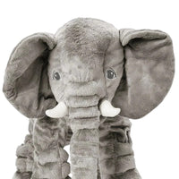 Gosedjur grå elefant fluffig 40 cm