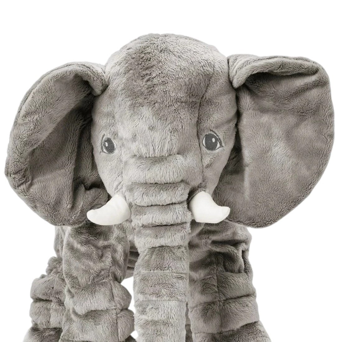 Gosedjur grå elefant fluffig 40 cm