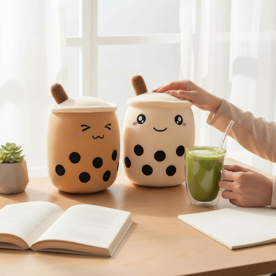 Gosedjur kawaii bubble tea creamy