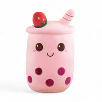 Gosedjur kawaii bubble tea jordgubb med frukt