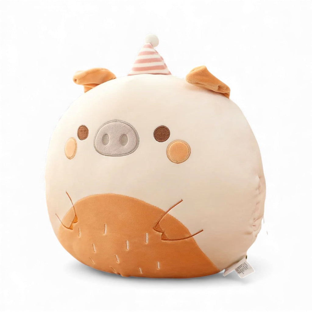 Gosedjur kudde rund Squishmallow-stil