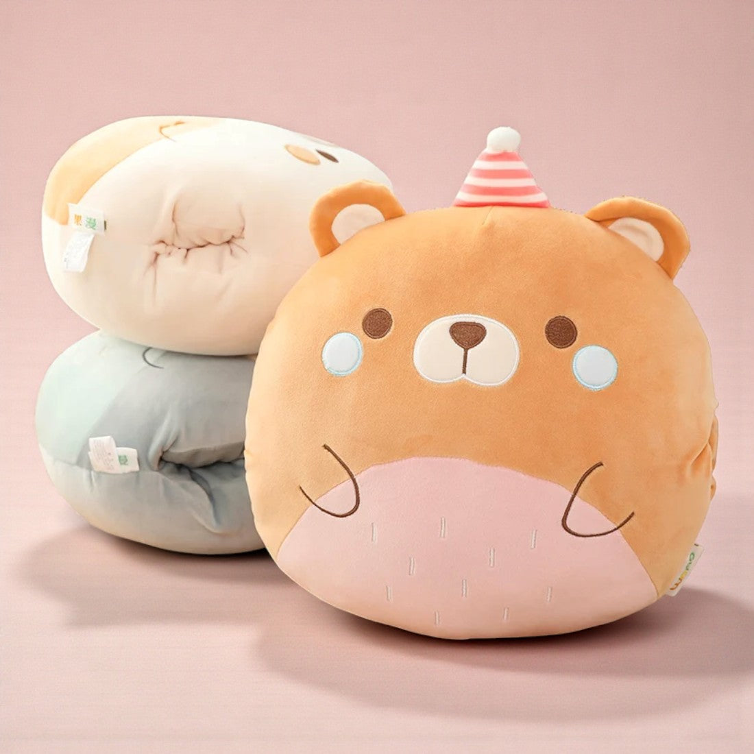 Gosedjur kudde rund Squishmallow-stil