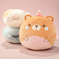 Gosedjur kudde rund Squishmallow-stil