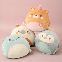 Gosedjur kudde rund Squishmallow-stil