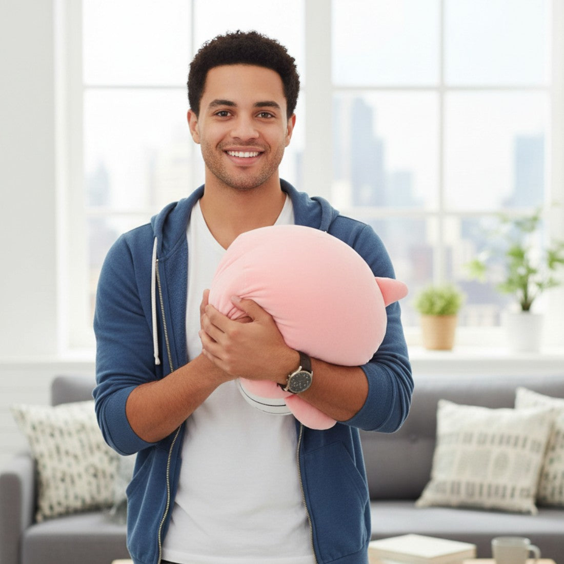 Gosedjur val gosig pastell rosa eller blå