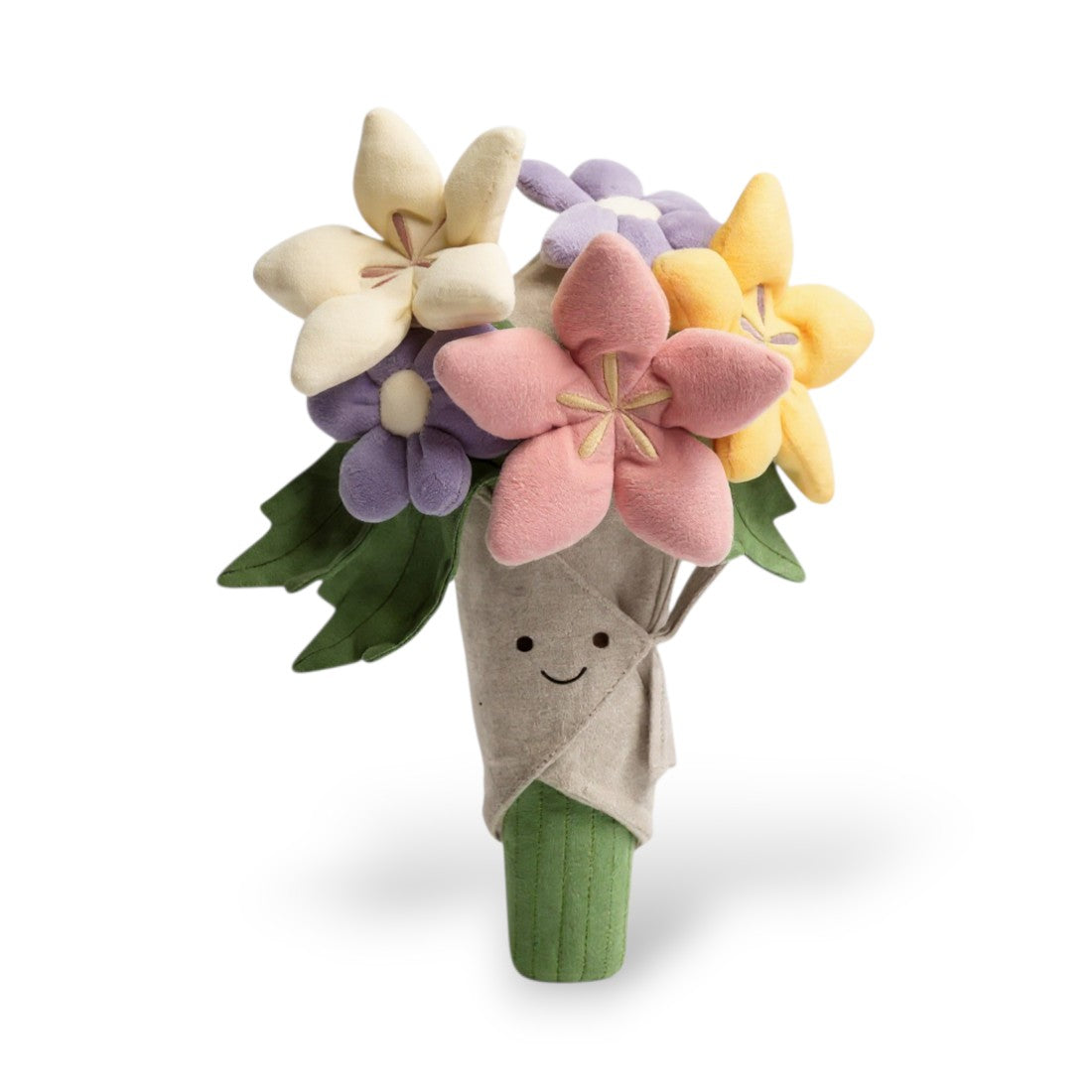 Gosedjur bukett färgglada blommor kawaii