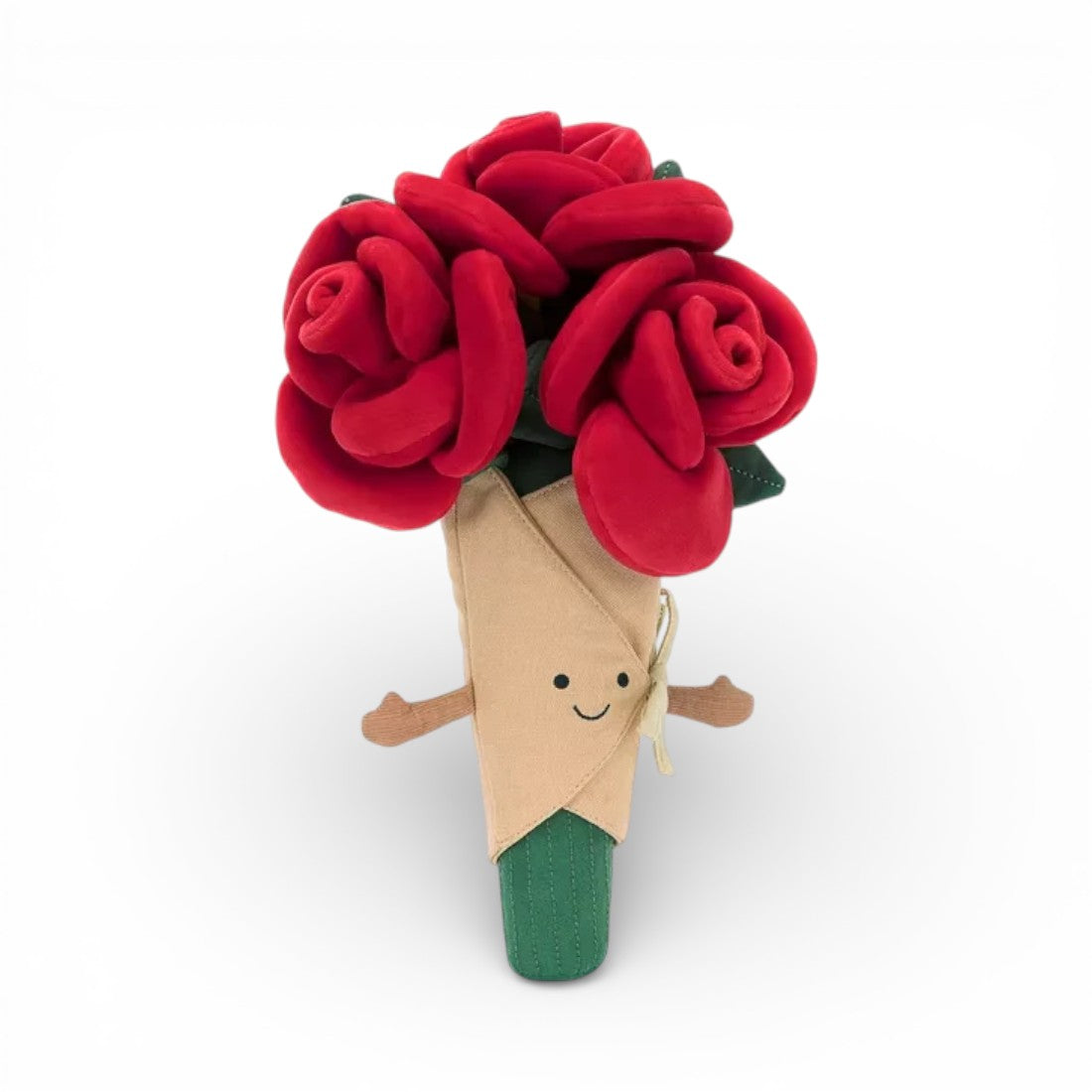 Gosedjur bukett röda rosor kawaii