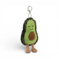 Nyckelring gosedjur avokado söt grön kawaii