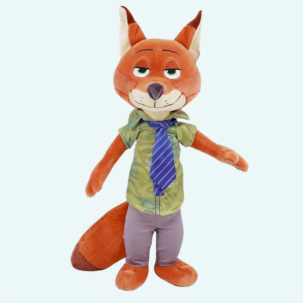 Gosedjur Nick Zootopia räv i kontorskläder