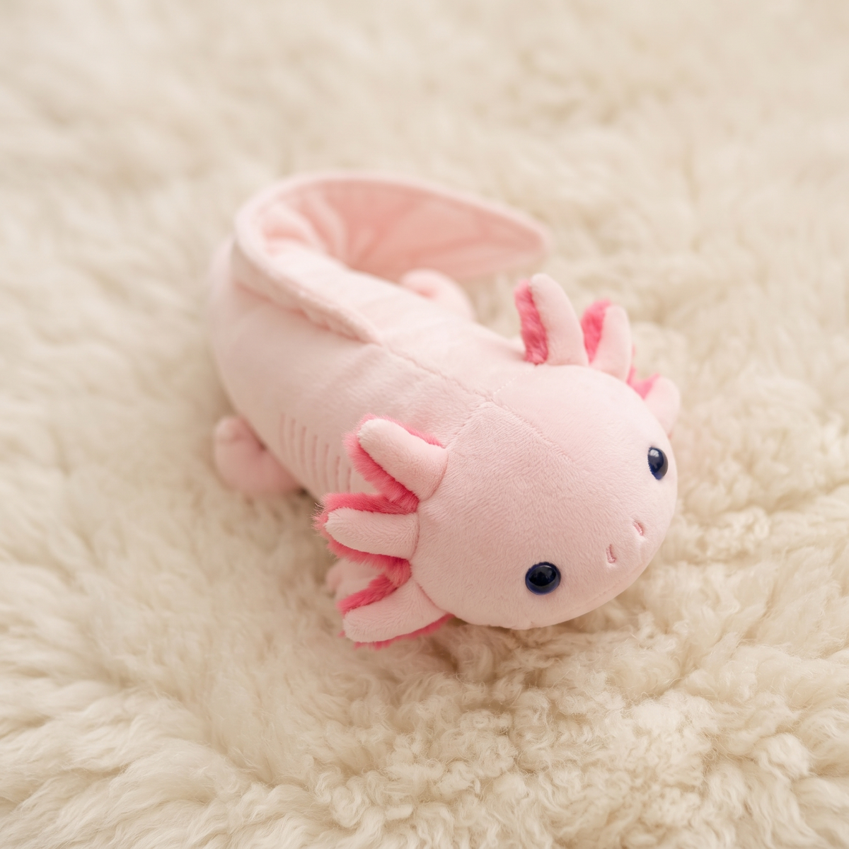 Gosedjur kudde axolotl rosa
