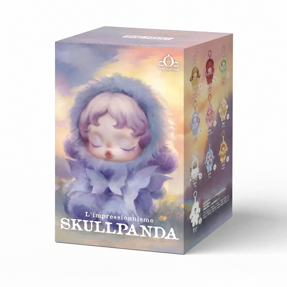 Blind box gosedjur Skullpanda blomtema