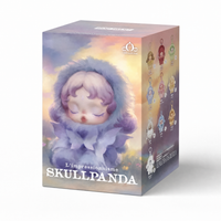 Blind box gosedjur Skullpanda blomtema