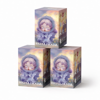 Blind box gosedjur Skullpanda blomtema