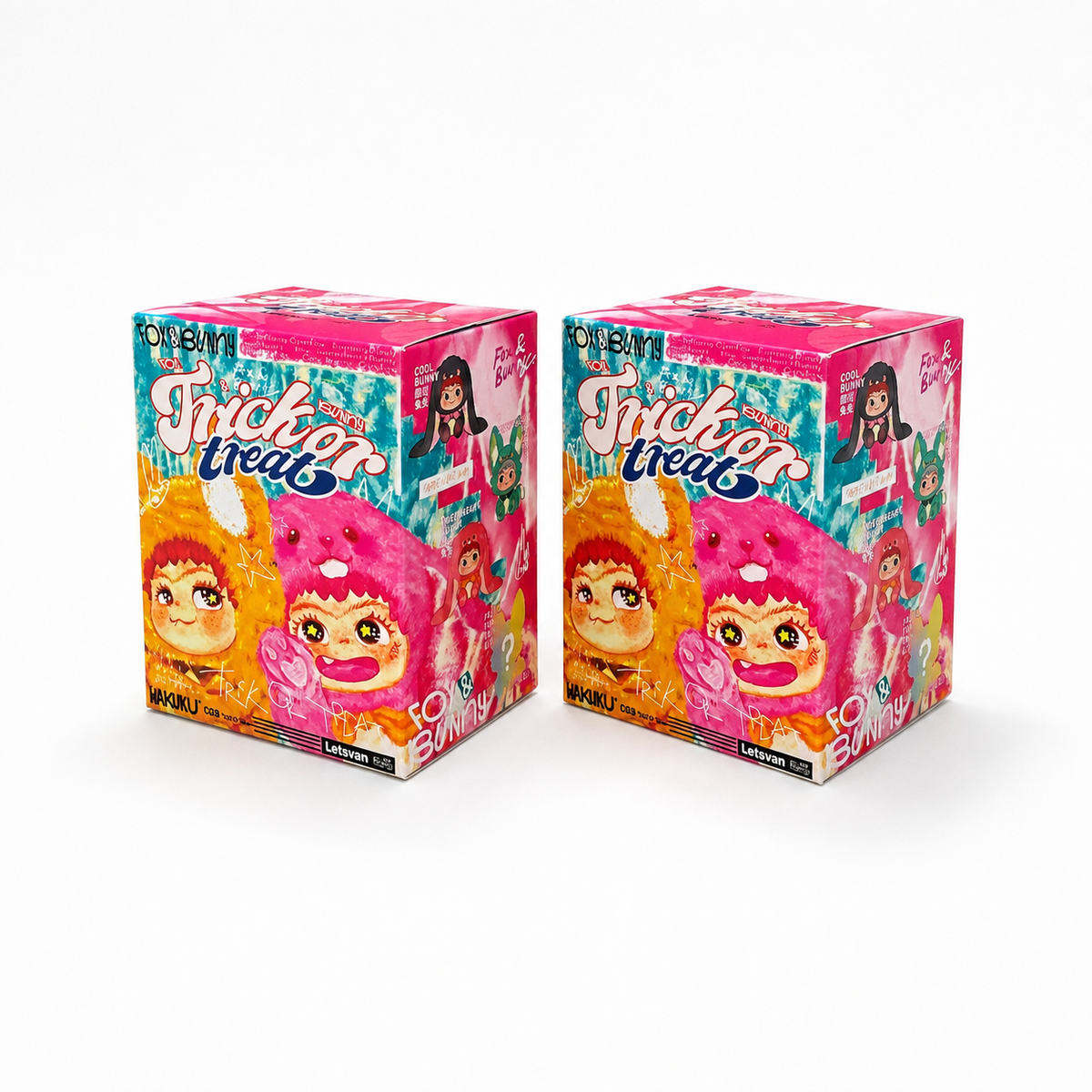 Blind box gosedjur Wakuku Fox & Bunny