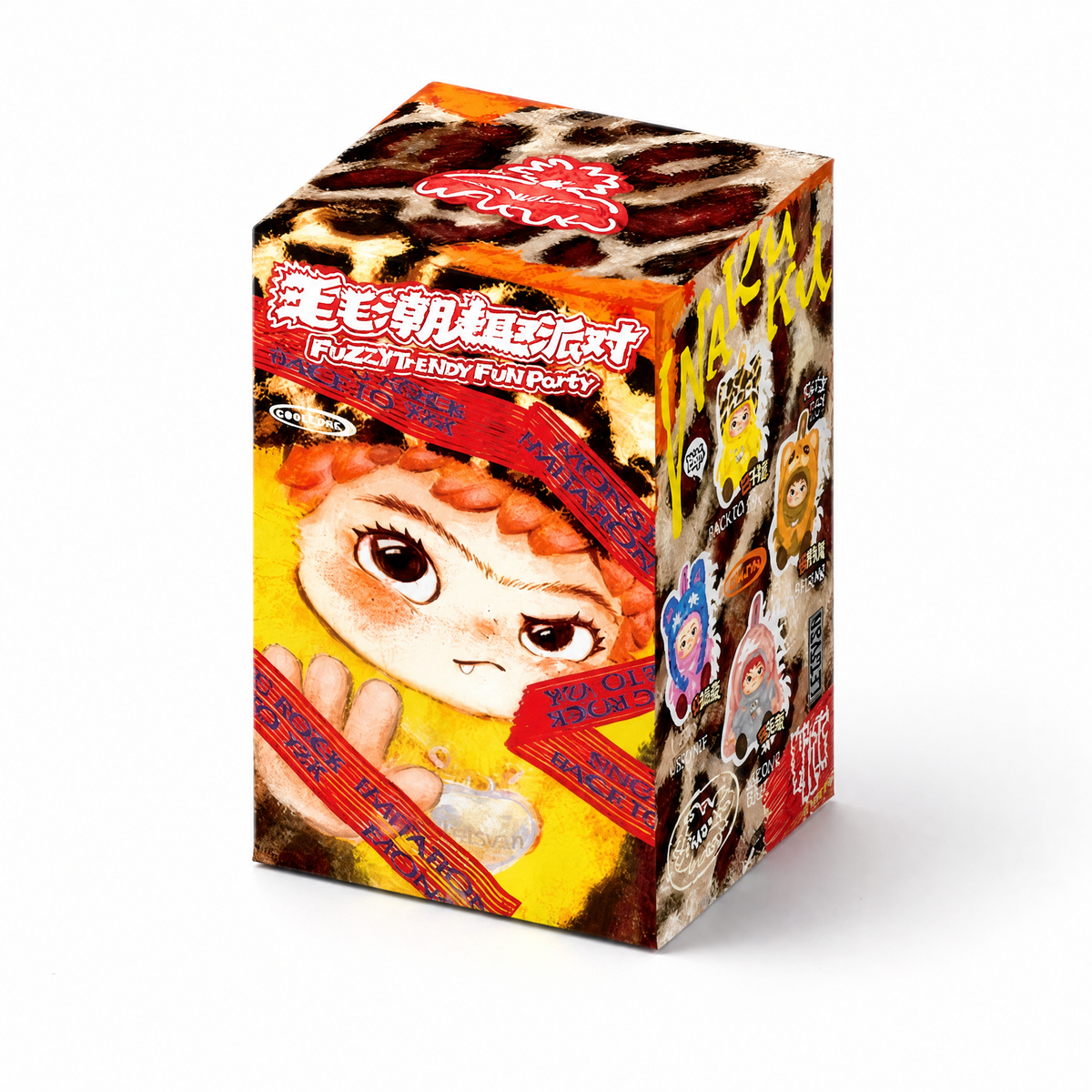 Blind box gosedjur Wakuku Fuzzy Fun Party