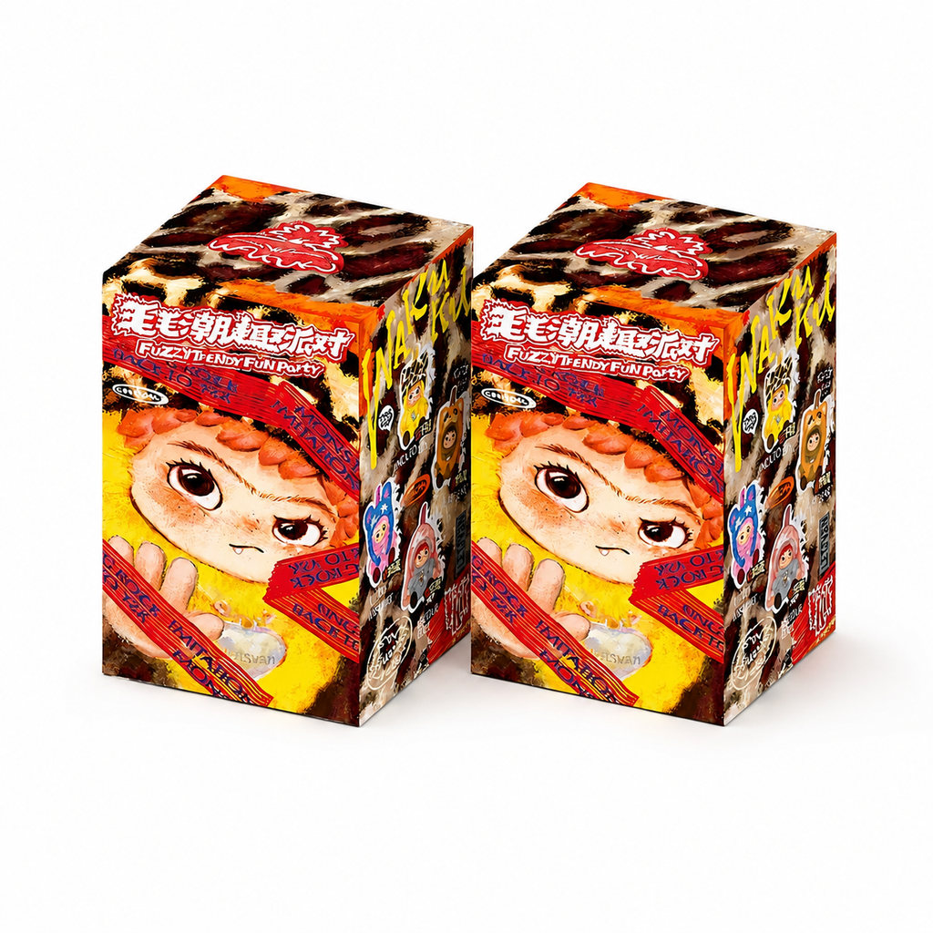 Blind box gosedjur Wakuku Fuzzy Fun Party