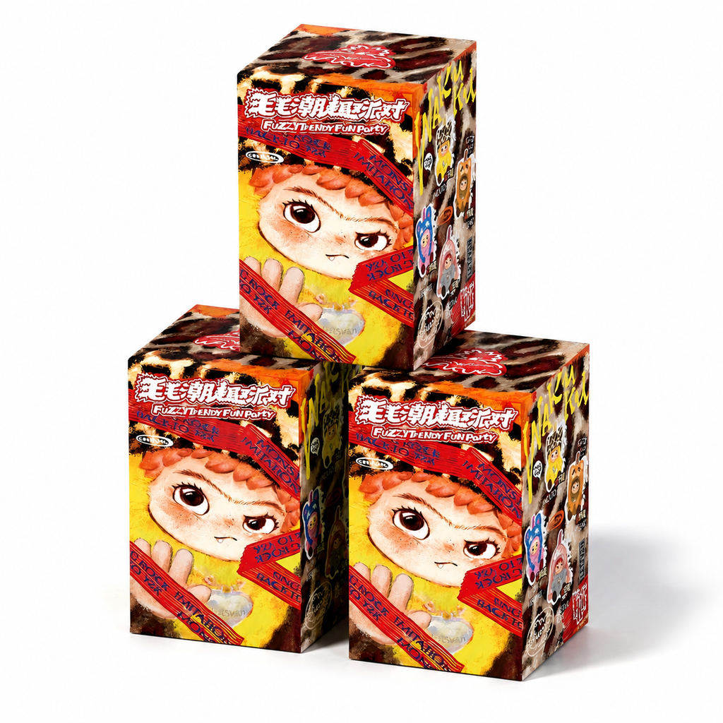 Blind box gosedjur Wakuku Fuzzy Fun Party