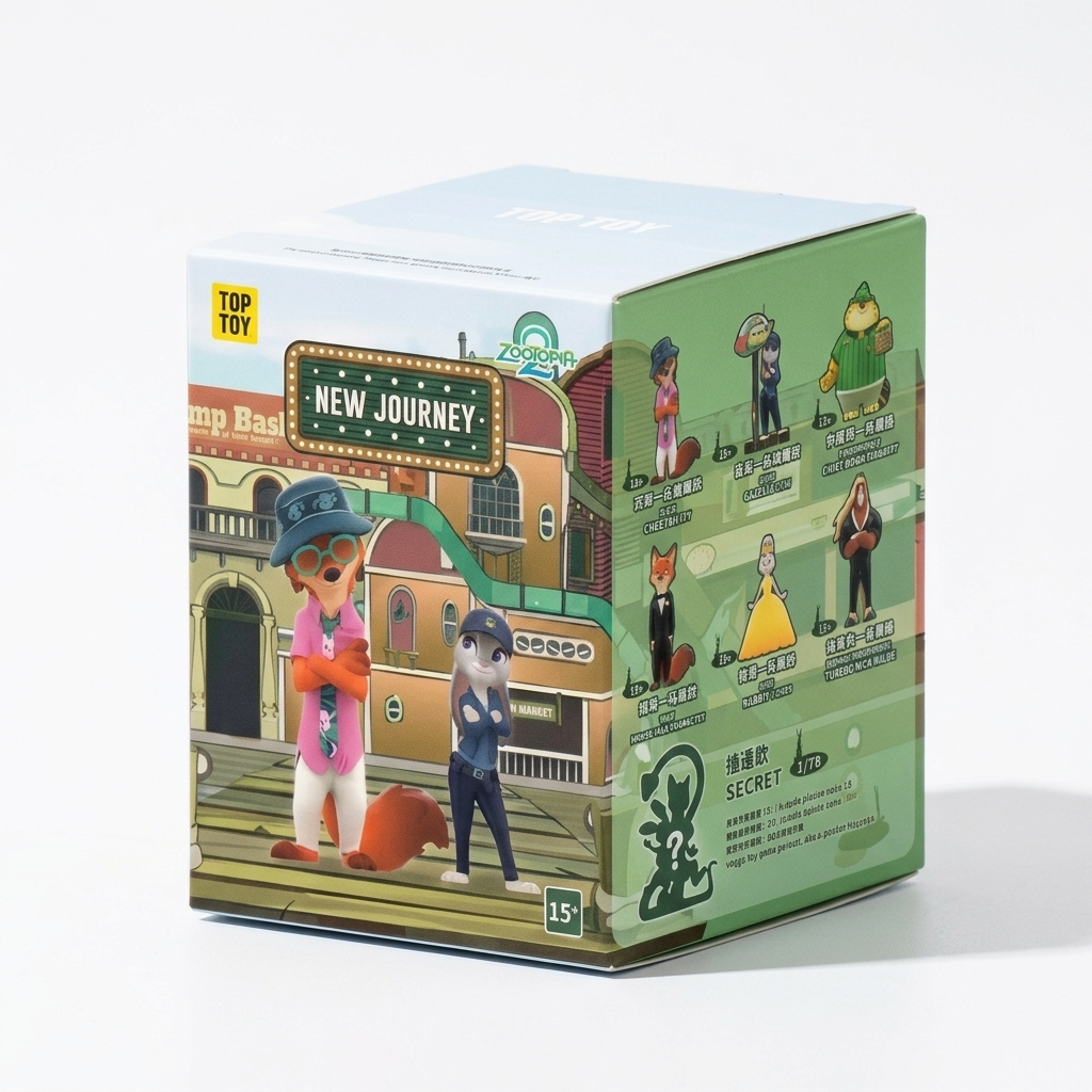 Blind box gosedjur Zootopia Judy & Nick New Journey