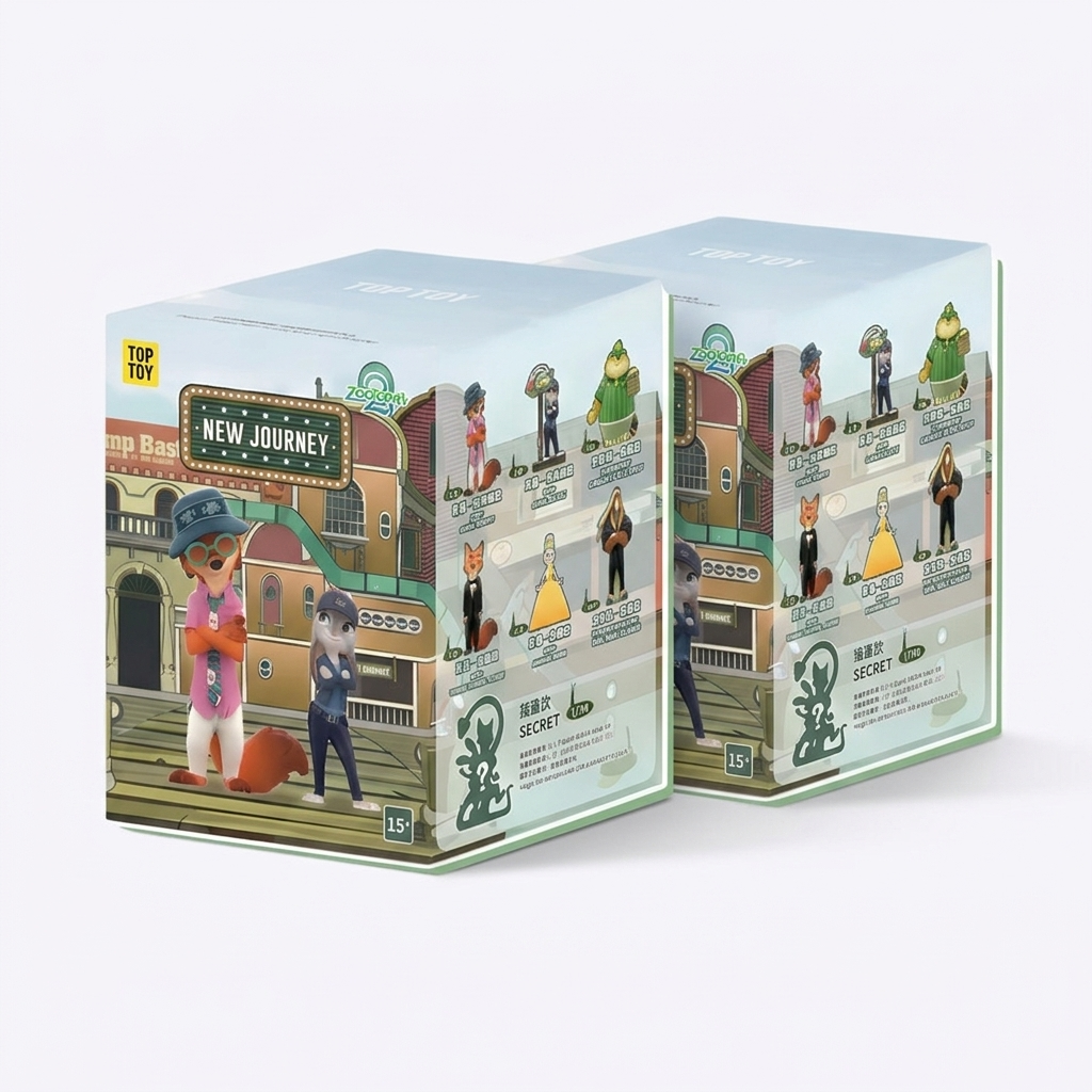 Blind box gosedjur Zootopia Judy & Nick New Journey