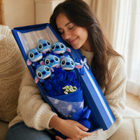 Bukett gosedjur Stitch Gentleman 6 delar
