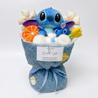 Gosedjur Stitch och Angel fruktskål kawaii