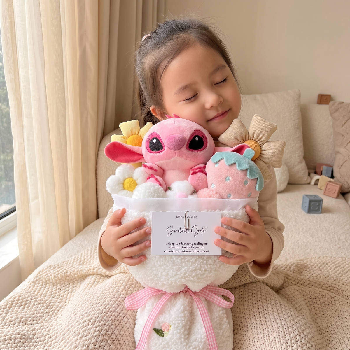 Gosedjur Stitch och Angel fruktskål kawaii
