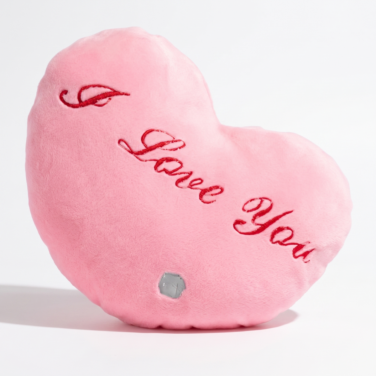Gosedjur kudde hjärta I Love You rosa 35 cm
