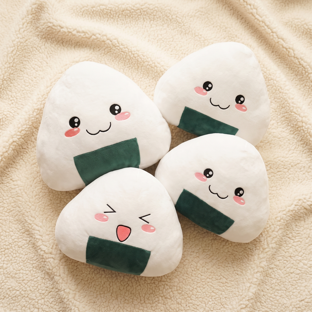 Gosedjur kudde sushi kawaii onigiri