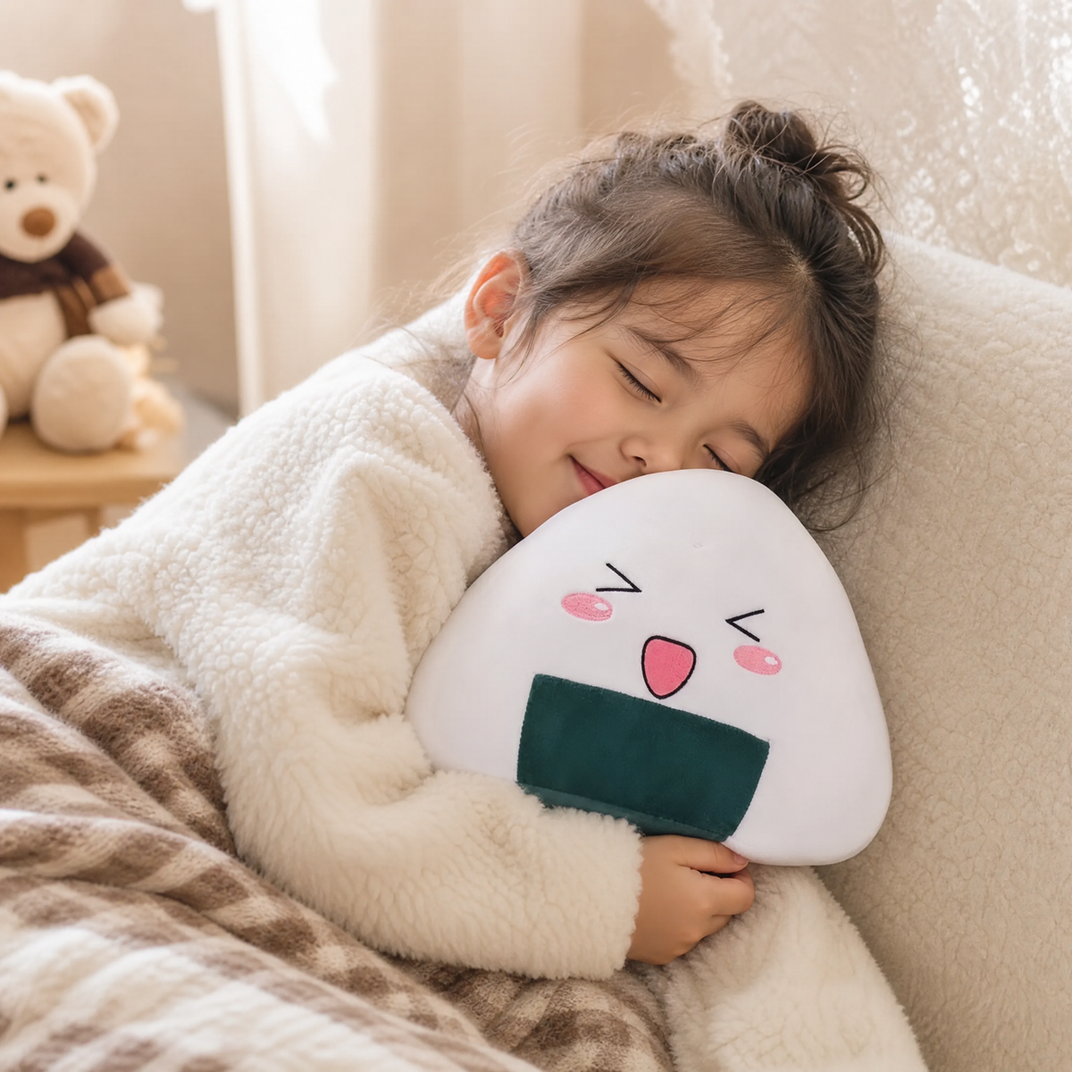 Gosedjur kudde sushi kawaii onigiri