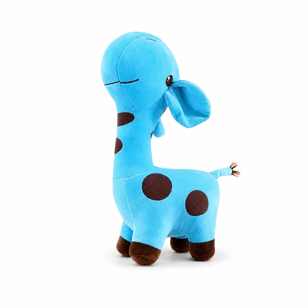 Giraff gosedjur blå mjuk