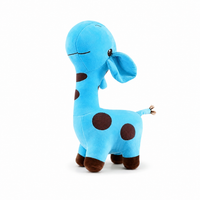 Giraff gosedjur blå mjuk