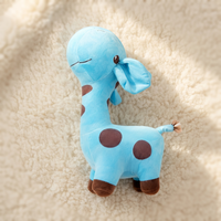 Giraff gosedjur blå mjuk