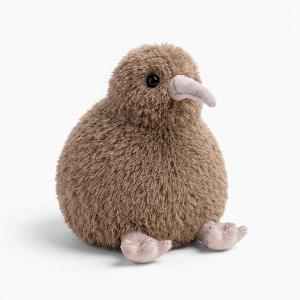 Gosedjur kiwi grå fågel realistisk